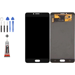 Telefon Kulübesi Samsung C9 Pro C9000 LCD Ekran Dokunmatik + Tamir Seti Beyaz
