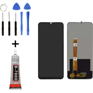 Telefon Kulübesi Oppo A5 2020 LCD Ekran Dokunmatik + Tamir Seti Siyah