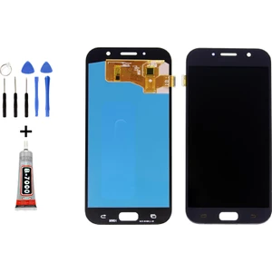 Telefon Kulübesi Samsung A7 2017 A720 LCD Ekran Dokunmatik + Tamir Seti Gold