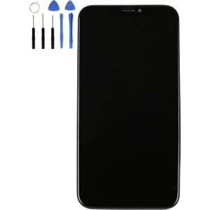 Telefon Kulübesi IPhone x LCD Ekran Dokunmatik + Tamir Seti Siyah