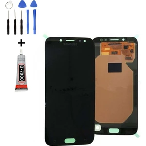 Telefon Kulübesi Samsung J7 Pro J730 LCD Ekran Dokunmatik + Tamir Seti Mavi