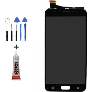Telefon Kulübesi Samsung J7 Prime G610 LCD Ekran Dokunmatik + Tamir Seti Mavi