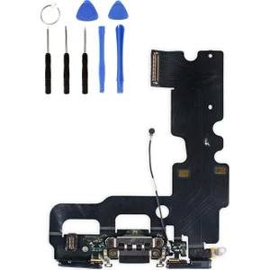 Telefon Kulübesi Iphone 7 Uyumlu Şarj Soketi Bord Siyah Tamir Seti Yanında!!