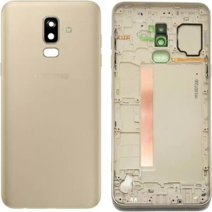 Telefon Kulübesi Samsung J8 J810 Arka Kapak Batarya Pil Kapağı Mavi