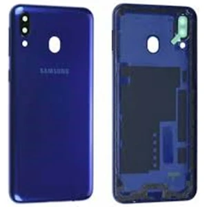 Telefon Kulübesi Samsung M20 M205 Arka Kapak Batarya Pil Kapağı Mavi