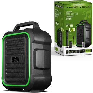 MV-2016 Max 175W Usb-Sd-Bt Siyah 1e-1y Mikrofonlu Aktif Hoparlör