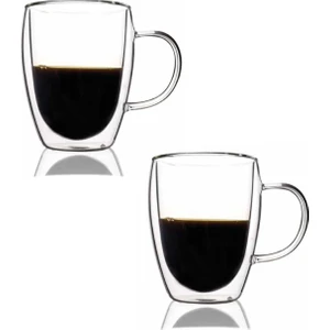 Çift Cidarlı Kupa 350 ml. 2'li