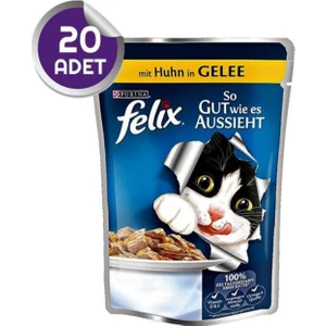 Tavuklu Pouch Yaş Kedi Maması 20'li