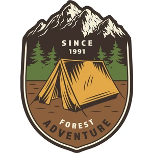 Quart Aksesuar Adventure Camping Kamp Çadır Sticker Off Road