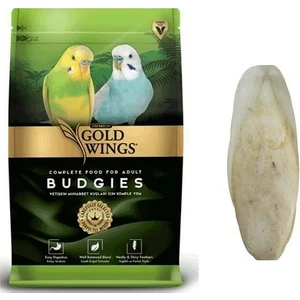 Gold Wings Premium Muhabbet Kuş Yemi 1 kg + Kalamar Kemiği