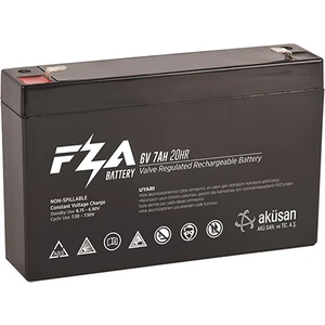 6 V 7 Ah Agm Kuru Bakımsız Akü