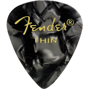 351 Premium Celluloid Picks Black Moto - Thin - 1 Adet Pena