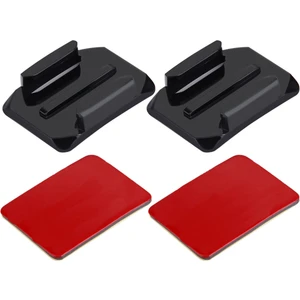 Tüm Aksiyon Kameralara Uyumlu 2 Adet Oval Zemin Aparatı+ 3m Yapışkan Bant