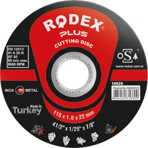 SRN10115 Inox 115*1 Kesici Taş