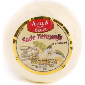 Atilla Çelebi Özgül Yasin Gurme Açö Sade Tereyağ 500 gr