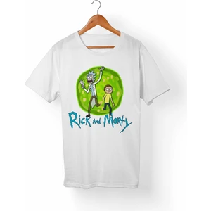 Rick And Morty Çocuk Beyaz Tişört