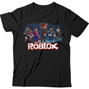 Roblox Çocuk Siyah Tişört