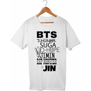 Bts Çocuk Beyaz Tişört