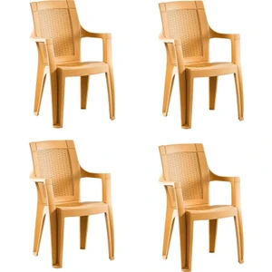Sultan 4'lü Teak Bahçe Koltuğu | Balkon Koltuğu
