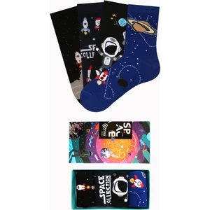 Space Collection Kutulu 4'lü Çocuk Çorabı 2