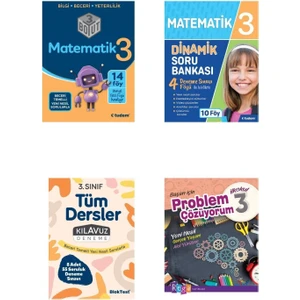 Tudem Yayınları 3. Sınıf Matematik Konu + Soru + Deneme + Problem Çözüyorum 2022