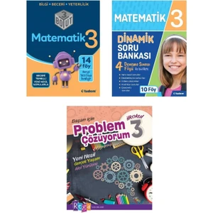Tudem Yayınları 3. Sınıf Matematik Konu + Soru + Problem Çözüyorum 2022