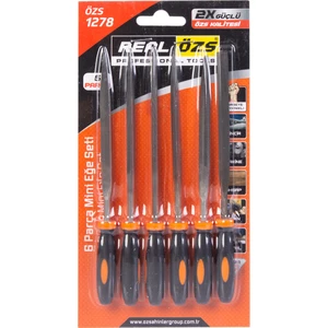 Real Özs Mini Eğe Seti 6 Parça ÖZS-1278