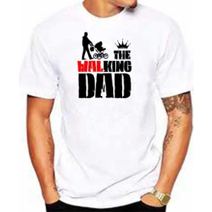 Hediye Panayırı The Walking Dad ( The King Dad) Baskılı Babalara Özel Tişört