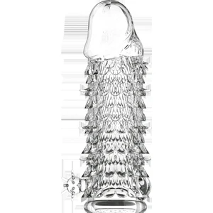 Pretty Love Özel Seri Silikon Kabartmalı Tırtıklı Penis Kılıfı Prezervatif