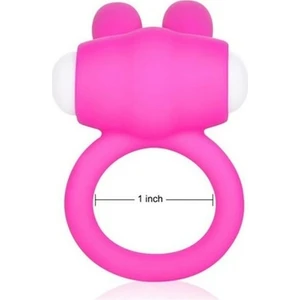 Pretty Love Protection Silicone Rabbit Güçlü Titreşimli Penis Halkası