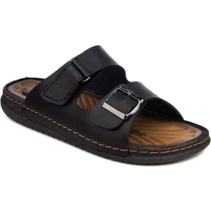 11663 Siyah Ortapedik Erkek Günlük Terlik