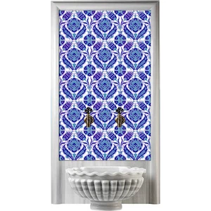 Armada Çini 60x100 Cm Ac 54 Lale Serigraf Türk Hamamı Pano