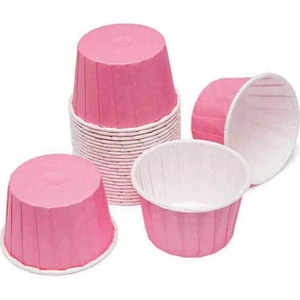 Sweet Cups Pembe Cupcake Muffin Kek Kapsülü 50'li