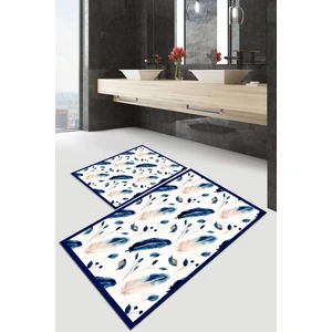 Banyo Paspası , Sünger Dolgulu Klozet Takımı, Yıkanabilir Halı, Kaymaz Taban Halı, Halı