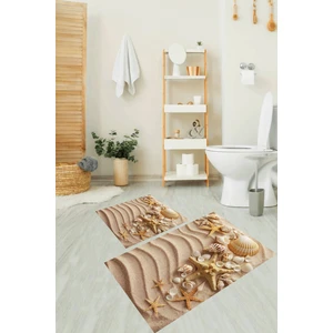 Banyo Paspası , Sünger Dolgulu Klozet Takımı, Yıkanabilir Halı, Kaymaz Taban Halı, Halı