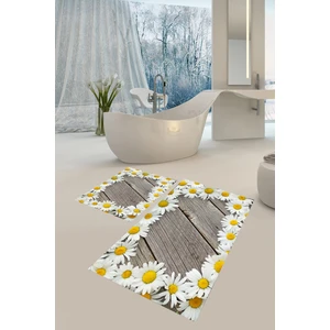 Banyo Paspası , Sünger Dolgulu Klozet Takımı, Yıkanabilir Halı, Kaymaz Taban Halı, Halı