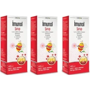 Imunol Şurup 150 ml 3 Kutu Ocean - Orzax