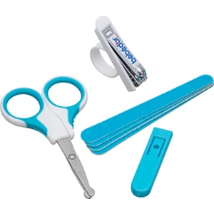 Bebek Tırnak Bakım Seti Ergonomik Tasarım ile Güvenli Kullanım Mavi Renkli