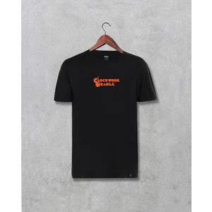 Clockwork Orange Otomatik Portakal Baskılı  Siyah Tişört