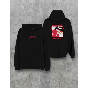 Metallica Kill Em All Baskılı Kapşonlu Özel Tasarım Yazılı Hoodie