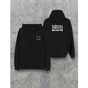 Nirvana Nevermind Ön Arka Baskılı Kapşonlu Tasarım Hoodie