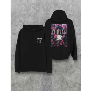 Nirvana Çift Taraf Baskılı Kapşonlu Özel Tasarım Hoodie