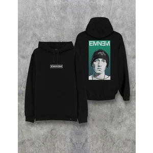 Eminem Ön Sırt Baskılı Kapşonlu Özel Tasarım Hoodie