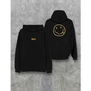 Nirvana Çift Taraf Tasarım Baskılı Kapşonlu  Hoodie