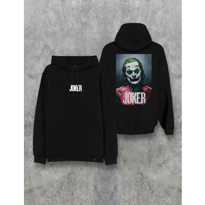 Joker Film Ön Arka Baskılı Kapşonlu Yazılı Tasarım Hoodie