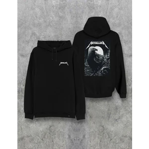 Metallica Ön Arka Baskılı Kapşonlu Özel Tasarım Hoodie