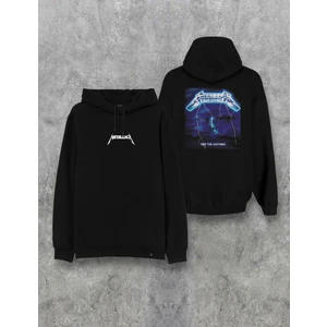 Metallica Ride The Lightning Baskılı Kapşonlu Tasarım Hoodie