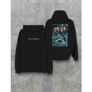 Karayip Korsanları Pirates Carribean Baskılı Kapşonlu Tasarım Hoodie