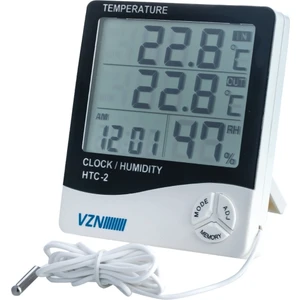 Dijital Termometre Saat Ve Nem Ölçer Vzn-Htc-2
