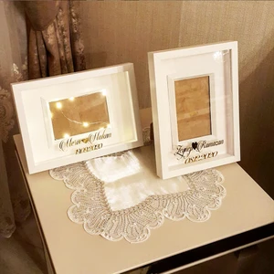 Verda Çerçeve 21 x 30 cm Verda Anı Çerçevesi Isim Tarihli ve Ledli